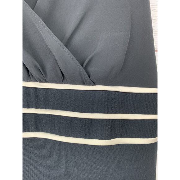 Z Studio Sleeveless Dress Womens size 10 Black‎ Tan Crepe Cocktail Party - Picture 5 of 7